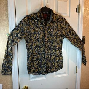 consequence dress shirts Consequence | Shirts | Consequence Paisley Long Sleeve Medium M Cowboy Norteo